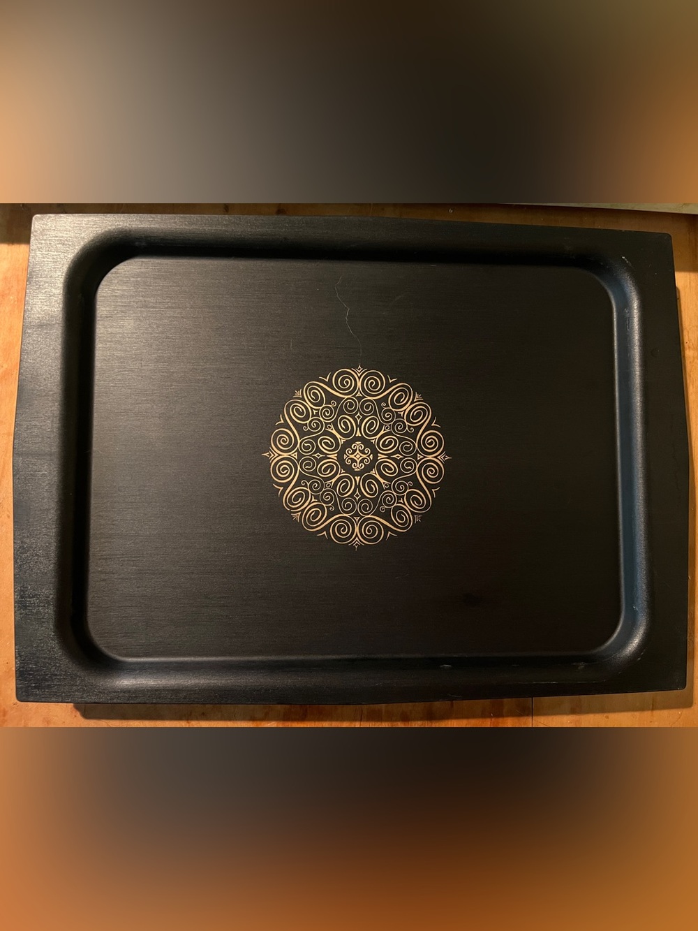 Set of 4 vintage MCM ACCA WARE trays